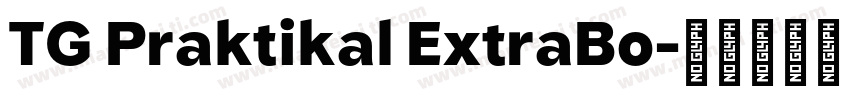 TG Praktikal ExtraBo字体转换